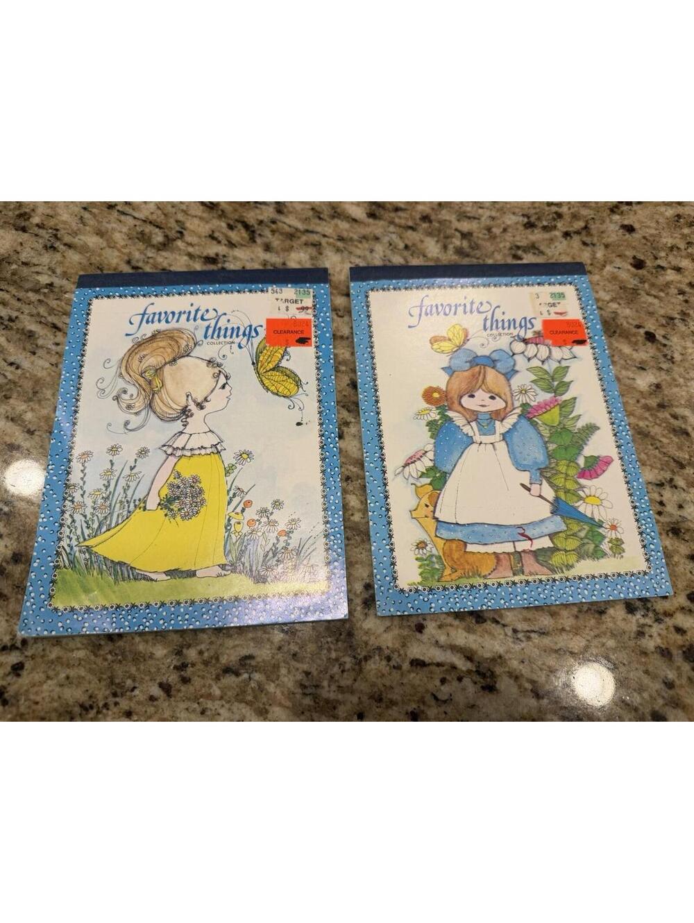 Vintage 1970s Mead Stationary Favorite Things Collection Set Of 2 Rare Set